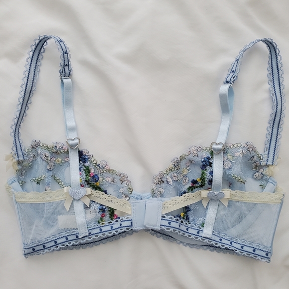 For Love & Lemons midsummer heart embroidered bra - Picture 11 of 12
